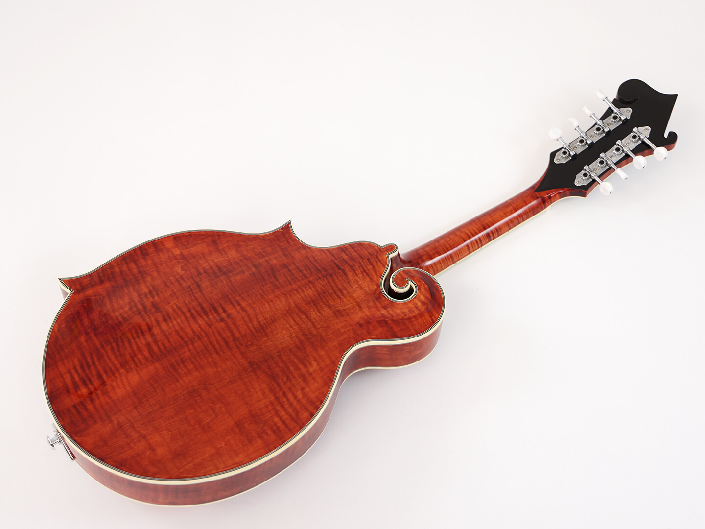 Afanti AAA Dos et flancs en érable flammé massif Gloss F Mandola