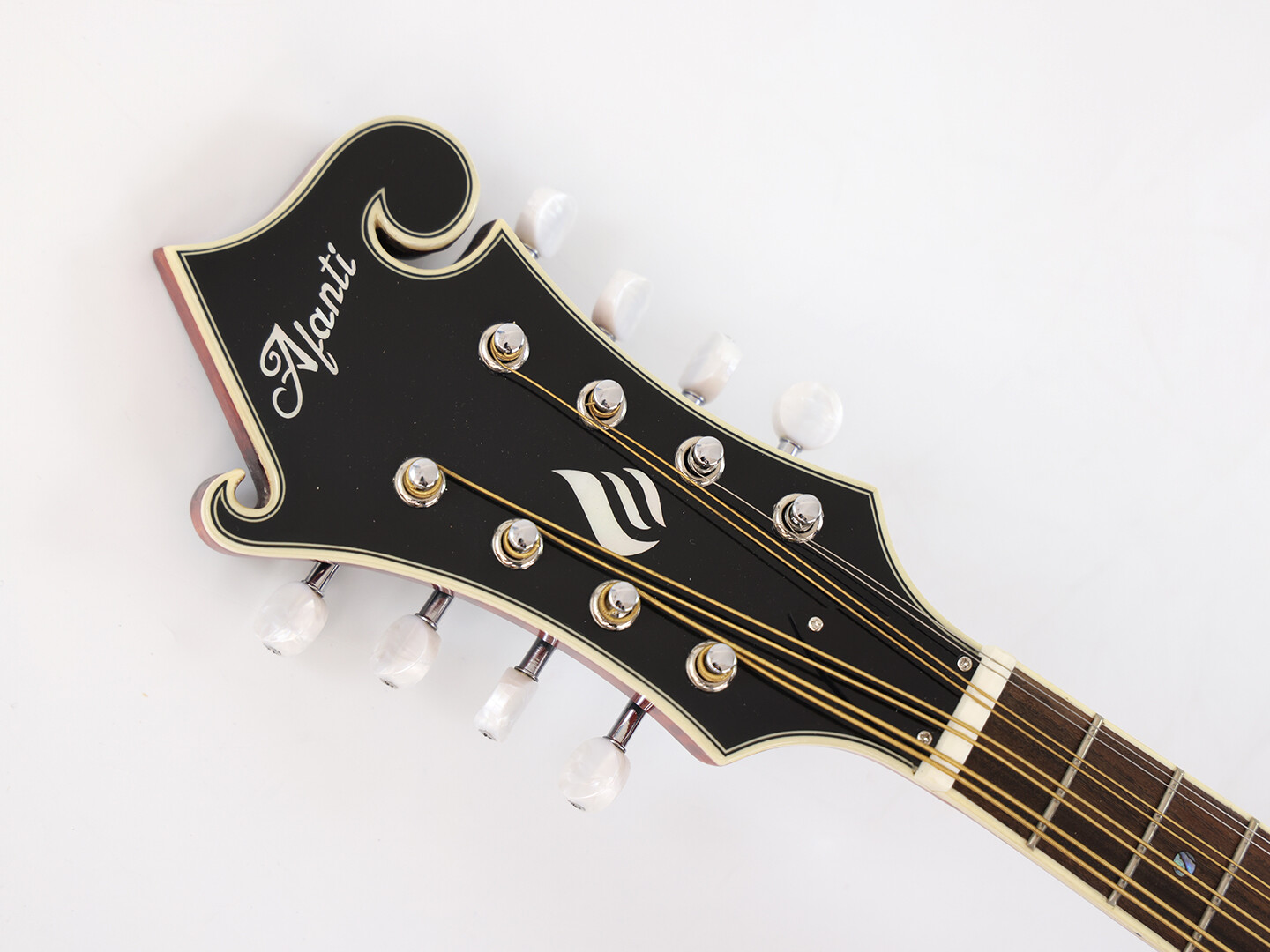 Afanti AAA Dos et flancs en érable flammé massif Gloss F Mandola