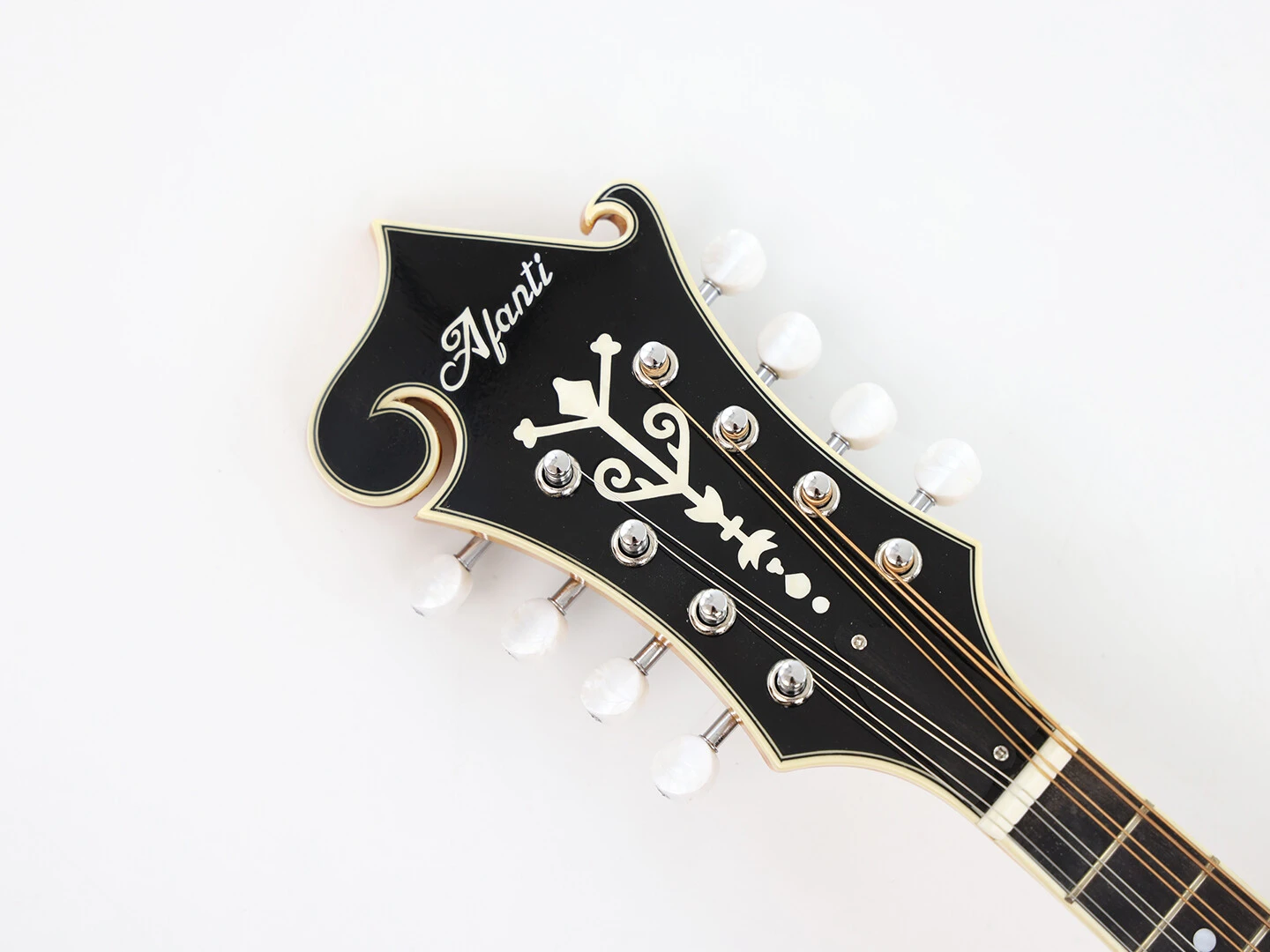 Afanti Solid Hand-Carved and Graduated AAA Spruce Top Left Hand Mandolin (Mandoline gauche)