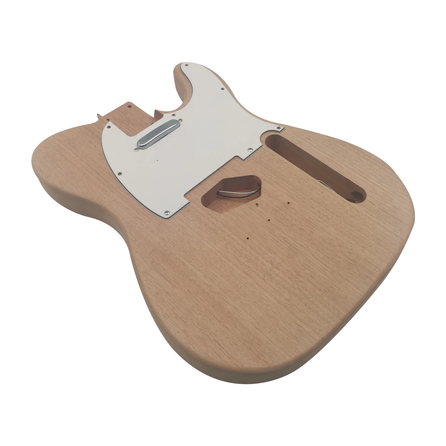 Corps en acajou Construisez votre propre guitare électrique Kit de guitare Tele non finie