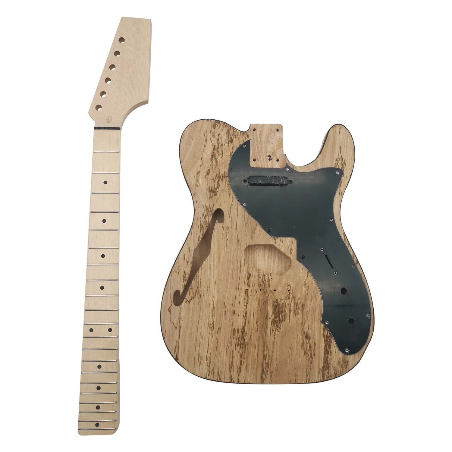 Kit Guitare électrique Tele semi-hollow à corps en frêne