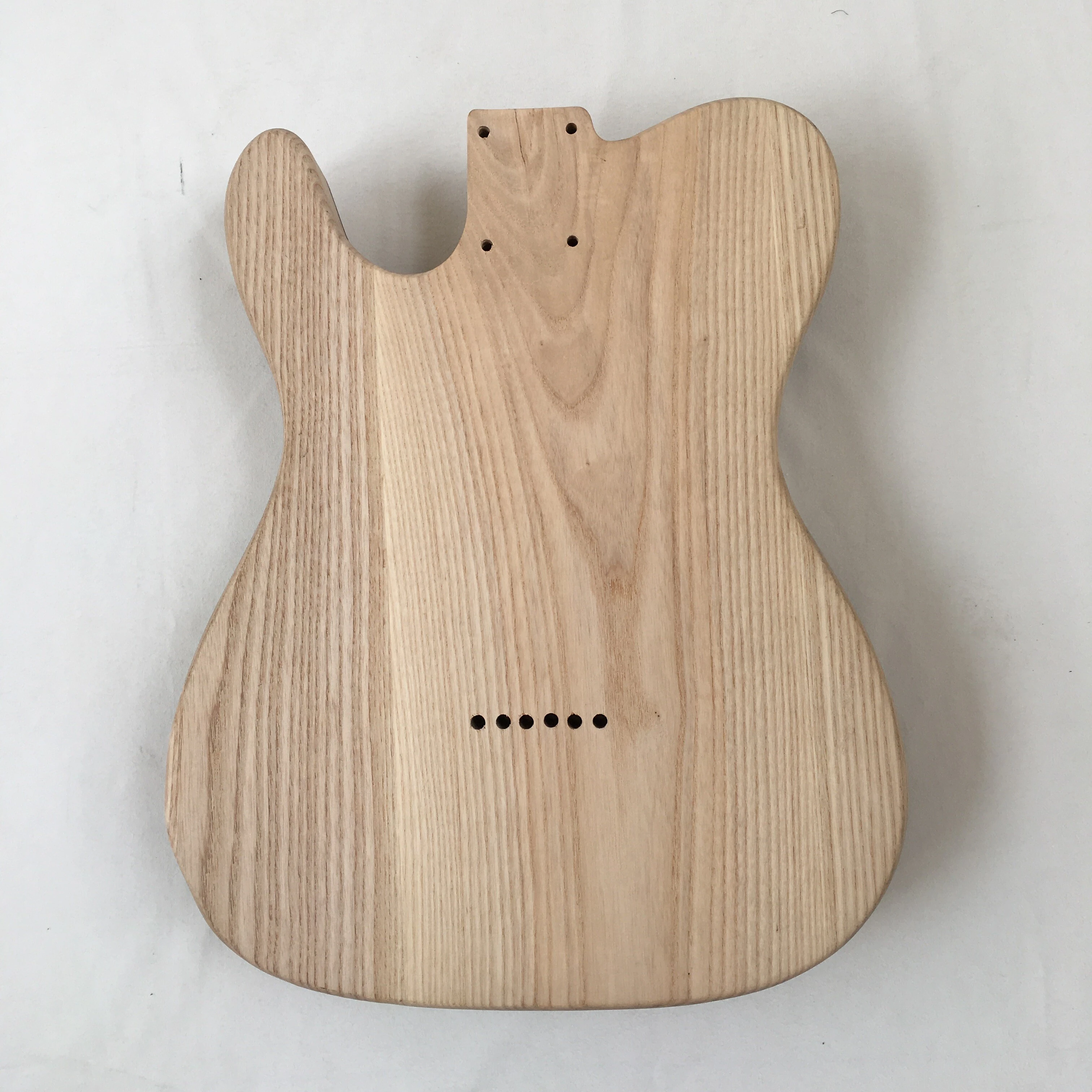 Kit de guitare électrique semi-creuse en frêne avec placage en érable spalté