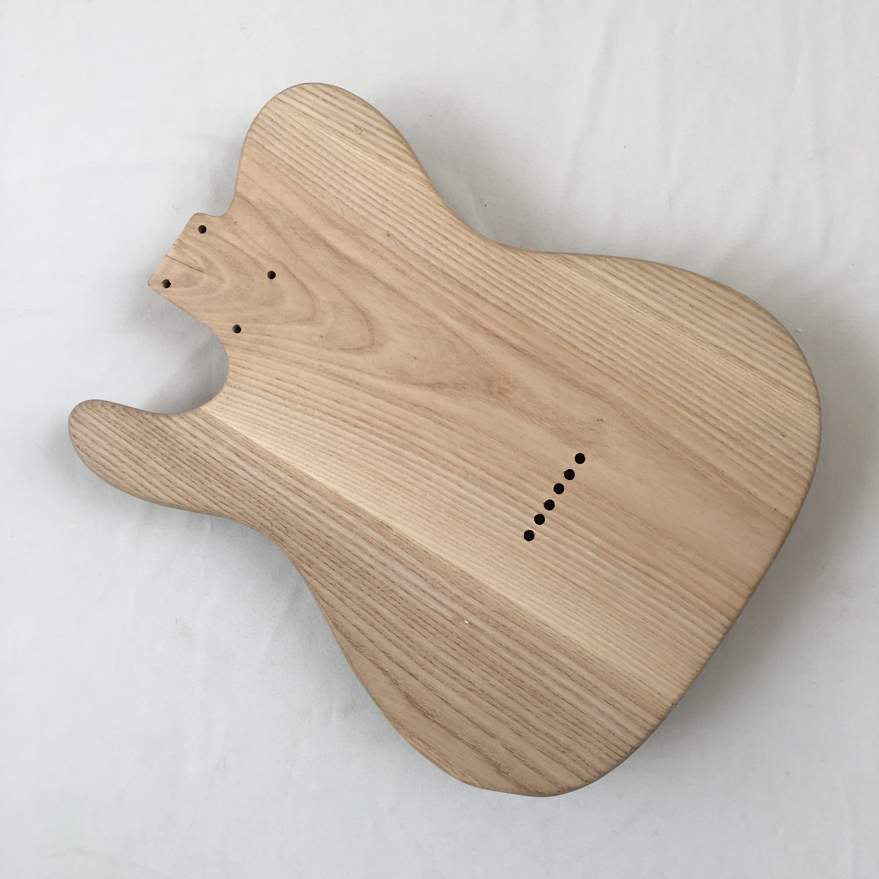 Kit de guitare électrique semi-creuse en frêne avec placage en érable spalté