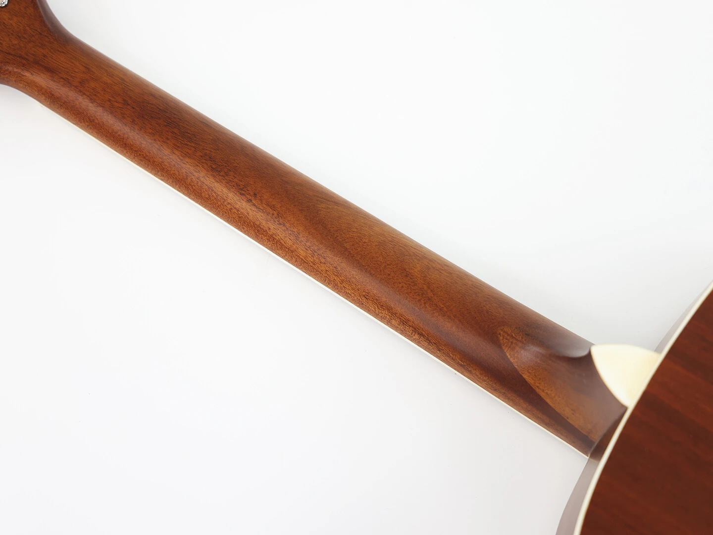 Corps en contreplaqué d'acajou manche rond guitare Dobro Resonator