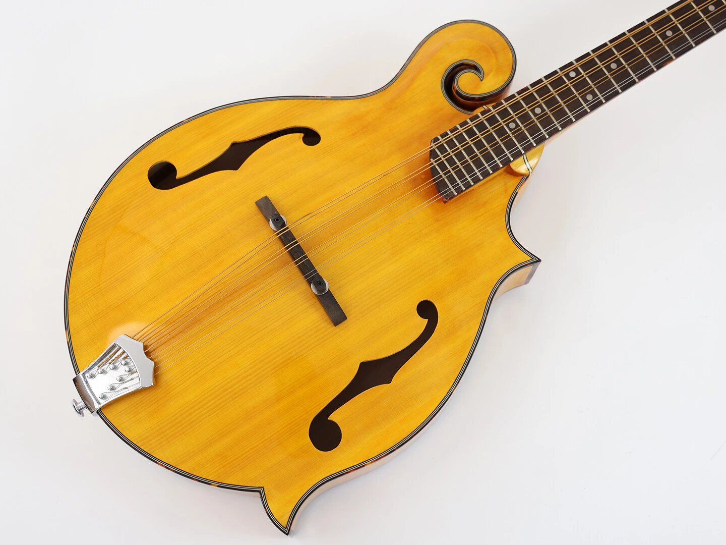 Afanti F Style A grade Solid Flamed Maple Octave Mandolin