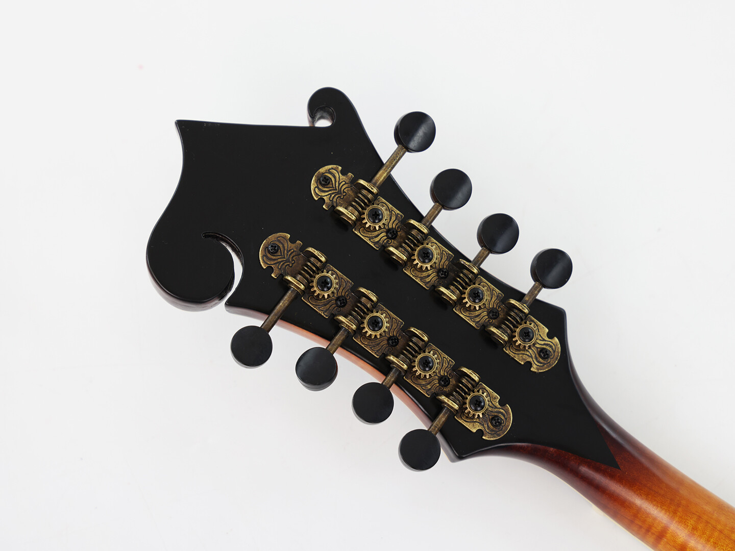 Afanti Solid Hand-Carved AB Flamed Maple Back and Side F Mandolin (mandoline en fa)