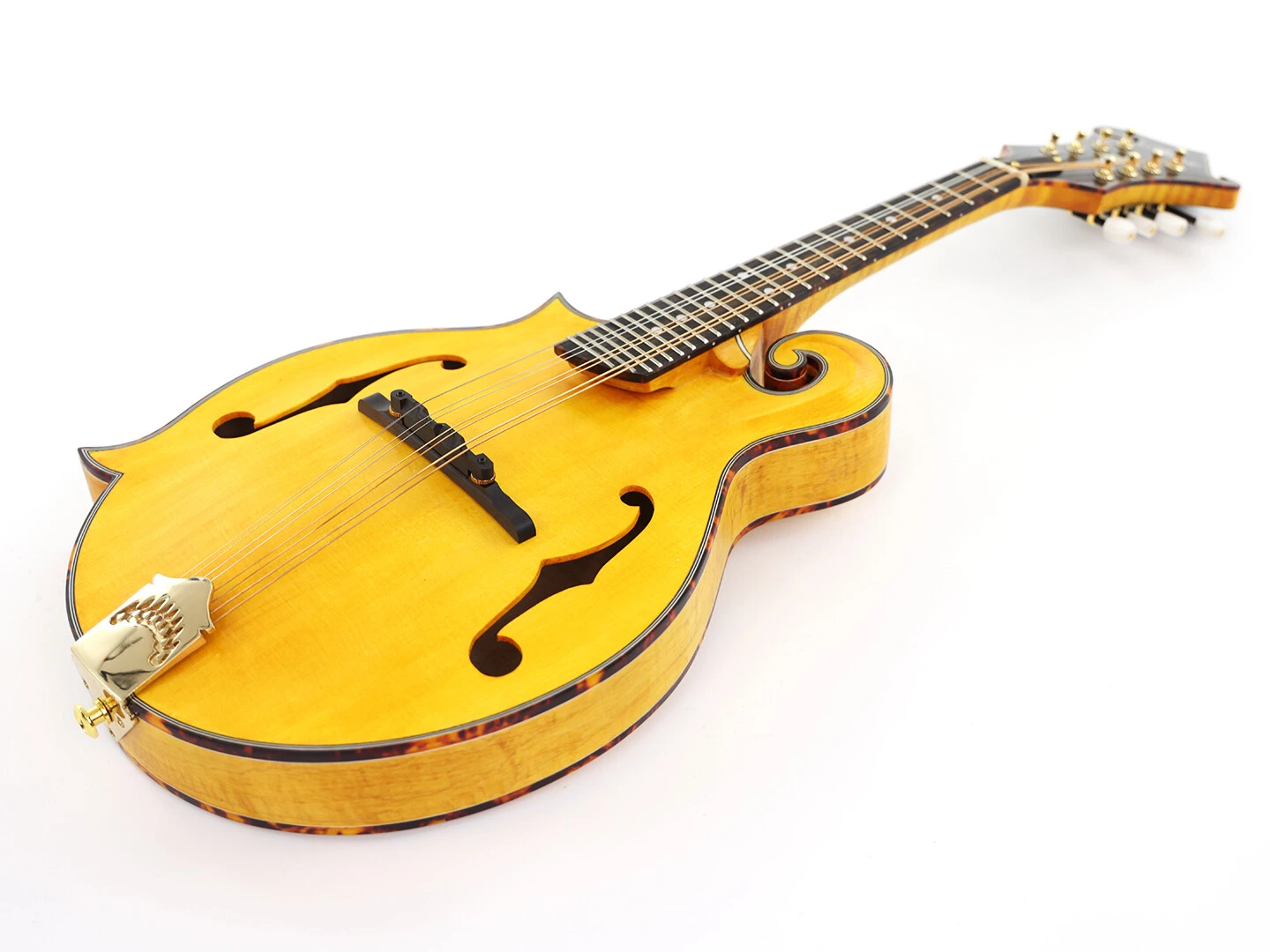 Mandoline Afanti All Solid AAA Spruce Top Left Handed F style Mandoline Afanti All Solid Hand-Carved AAA Spruce Top Left Handed F style