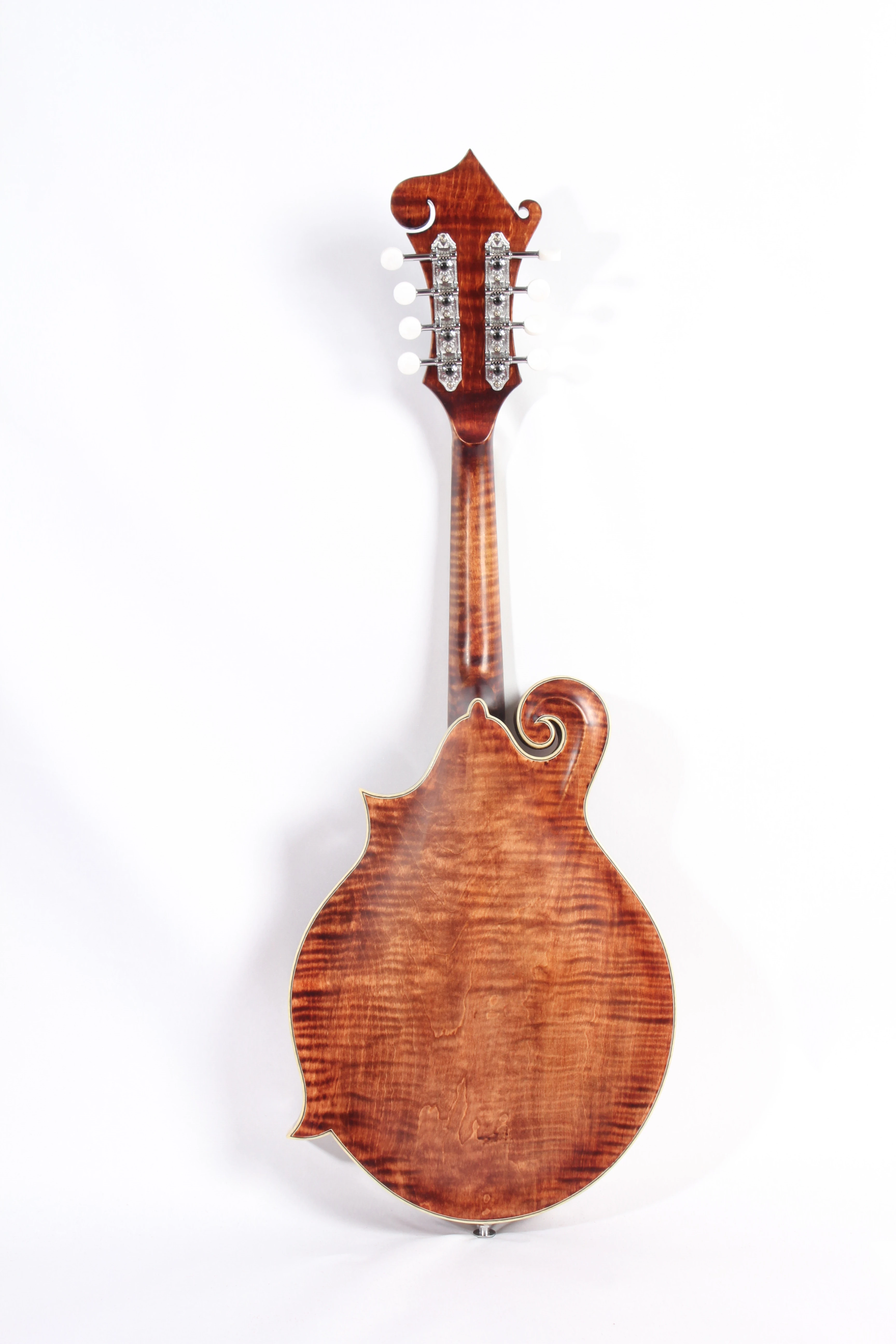 Afanti All Solid Wood One Piece Flamed Maple Back Mandoline Instruments de musique