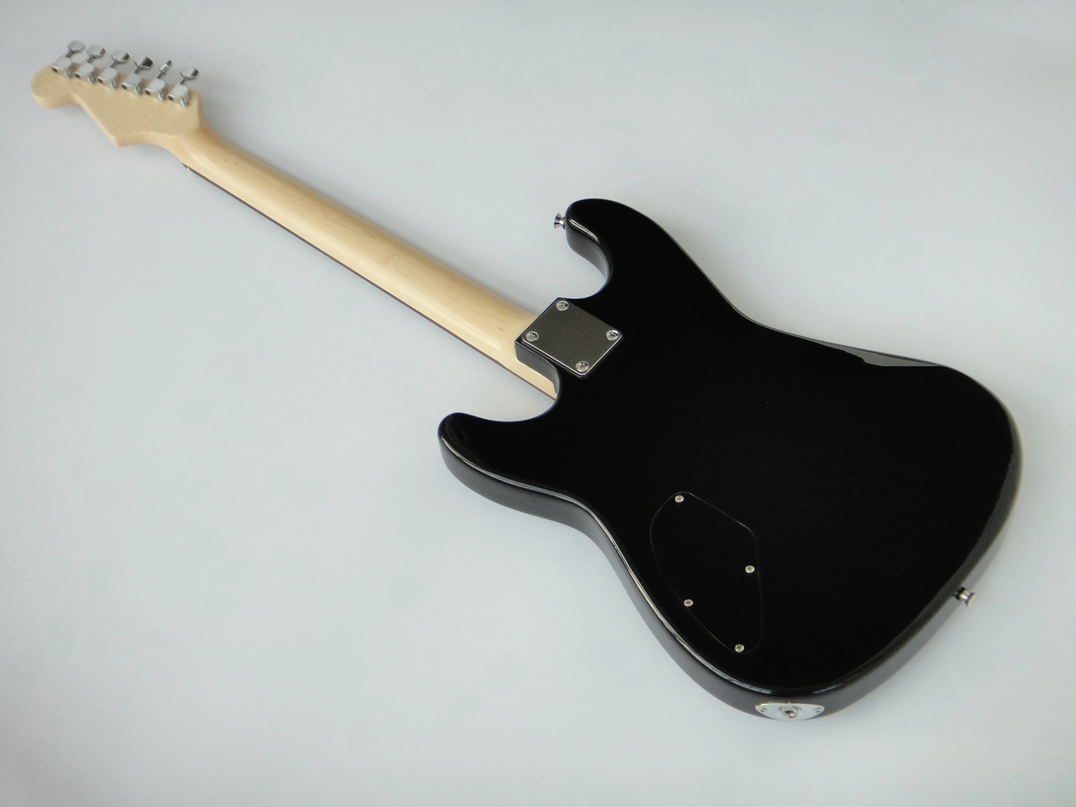 Afanti Sunburst Corps en acajou avec table en érable ondé Guitare électrique St