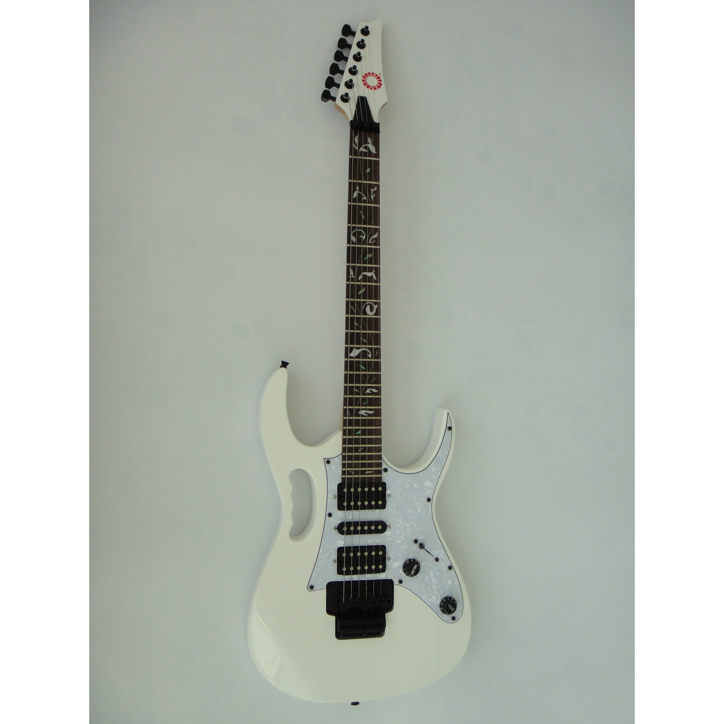 Guitare électrique sur mesure Afanti avec manche en érable vissé et corps en tilleul