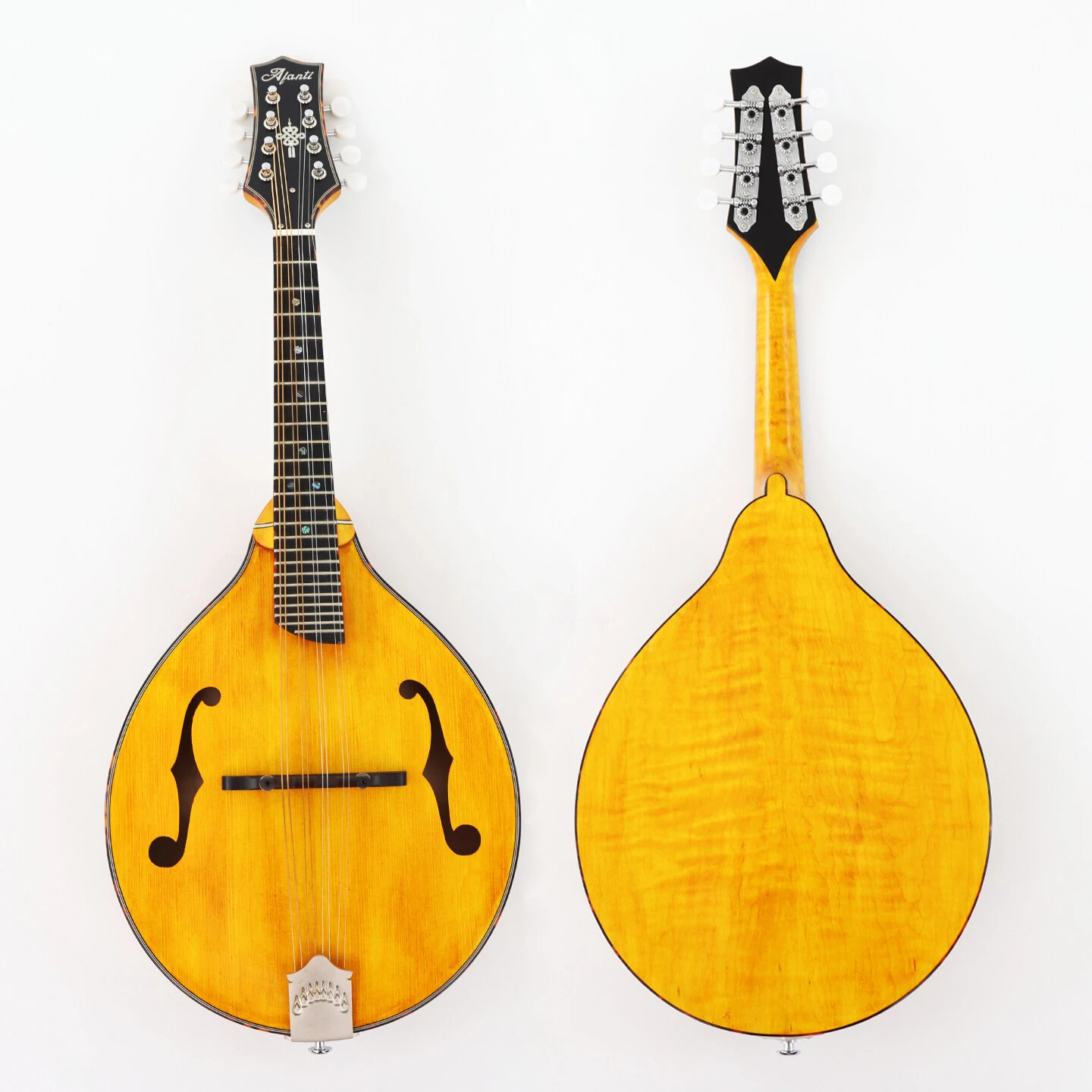 Afanti Mandoline Style A en Épicéa de Grade A Sculpté à la Main