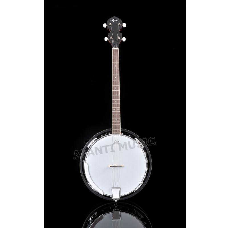 Afanti Banjo 4 cordes en acajou avec résonateur