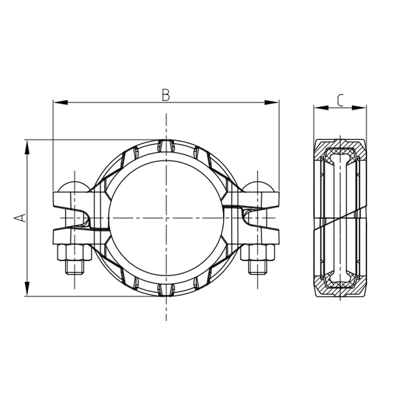 Heavy Duty Flexible Coupling XGQT2H