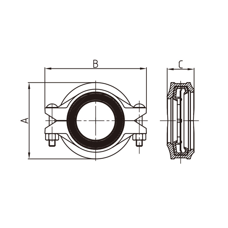Reducing Flexible Coupling XGQT1RC