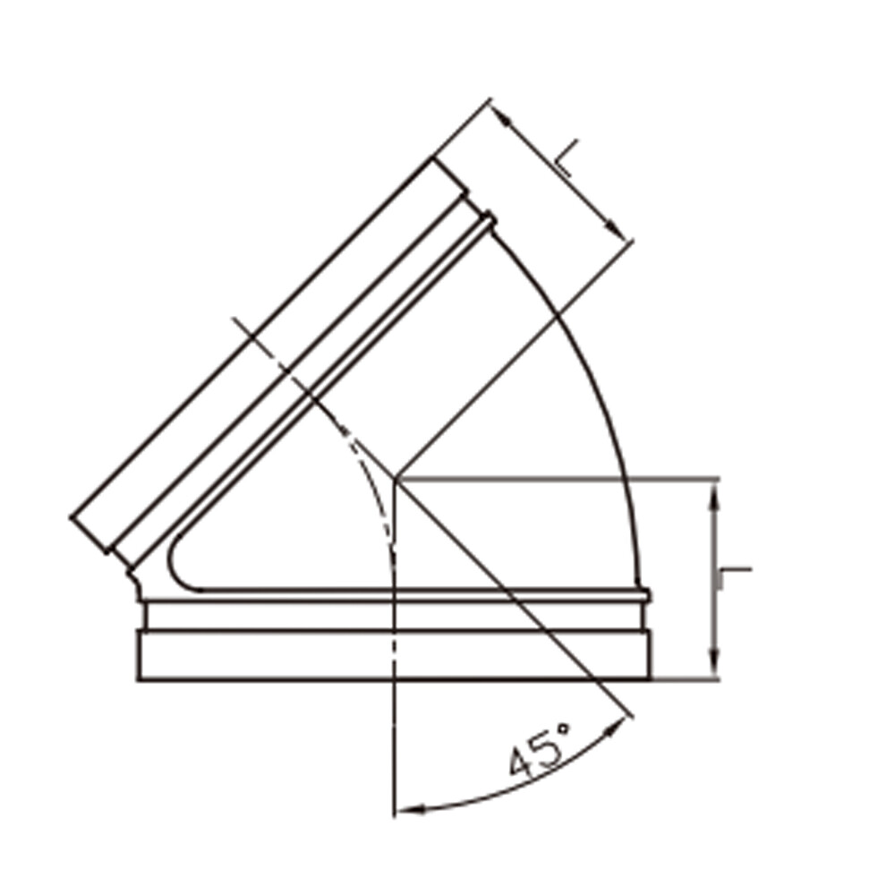 45°Elbow XGQT02