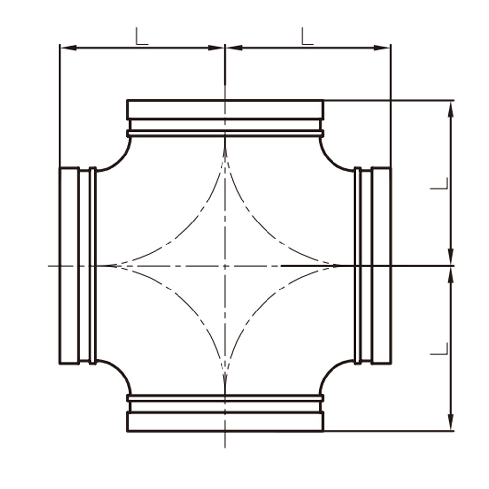 Grooved Cross XGQT05