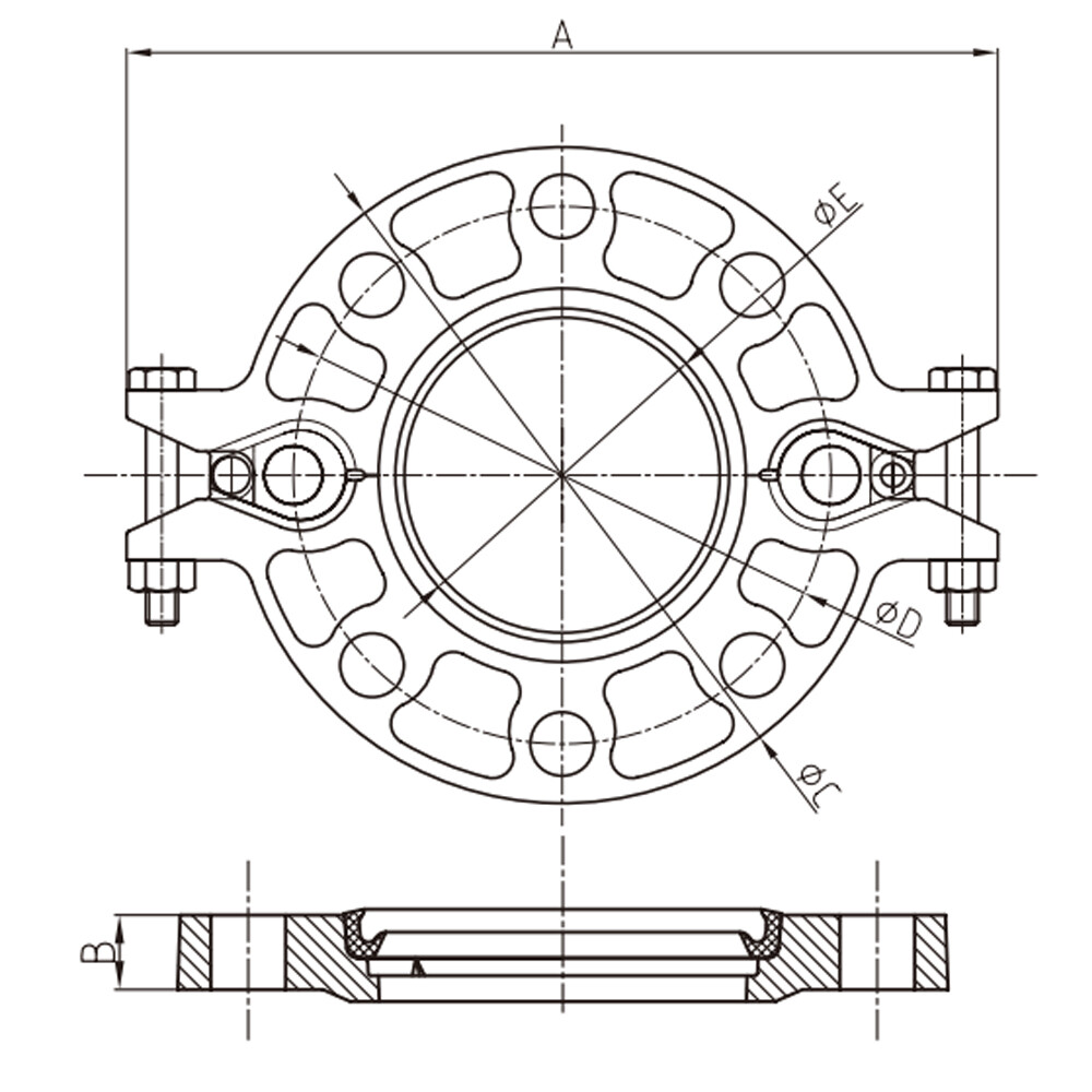 Grooved Flange PN16 XGQT011
