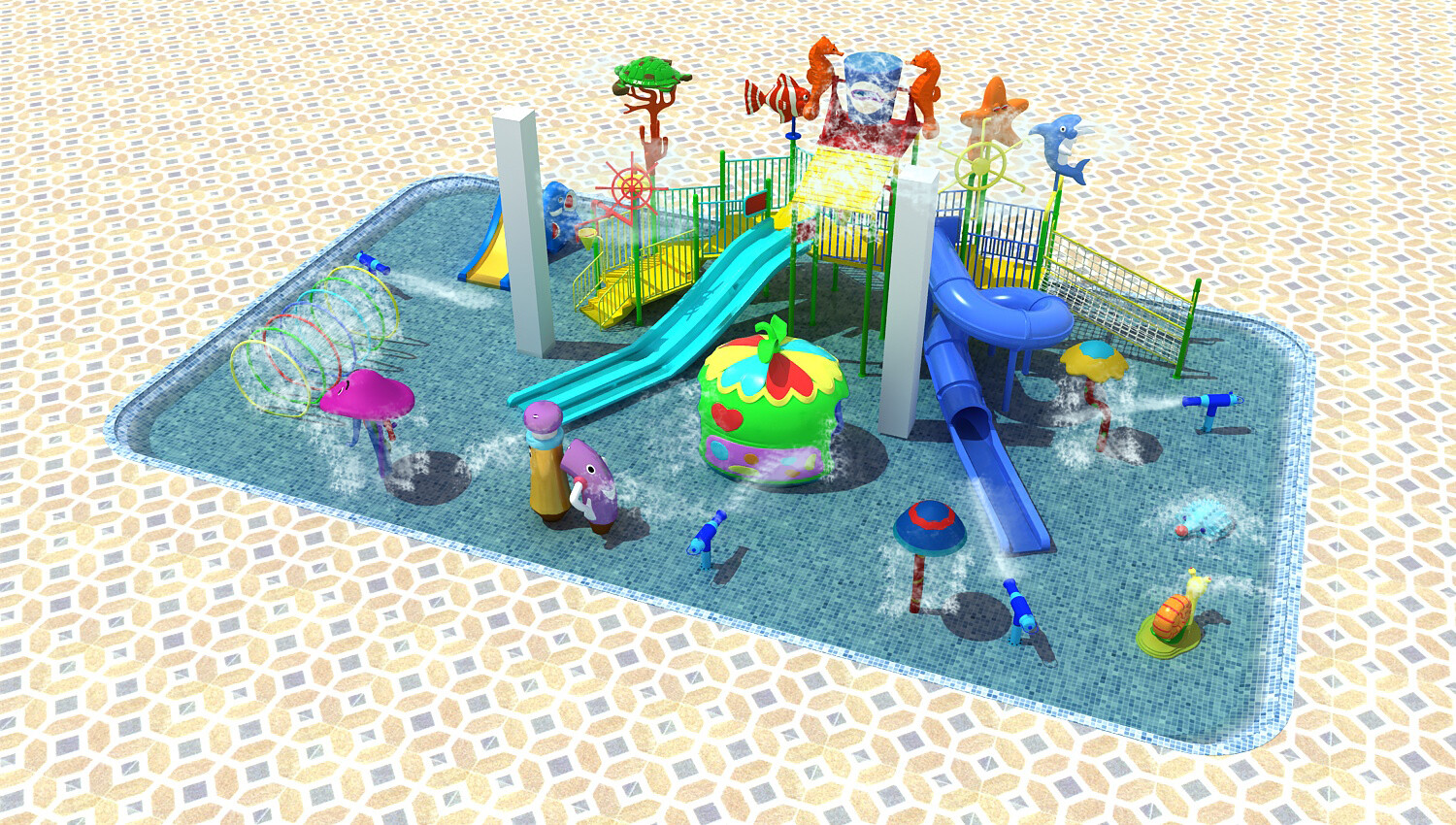 Medium-sized water house