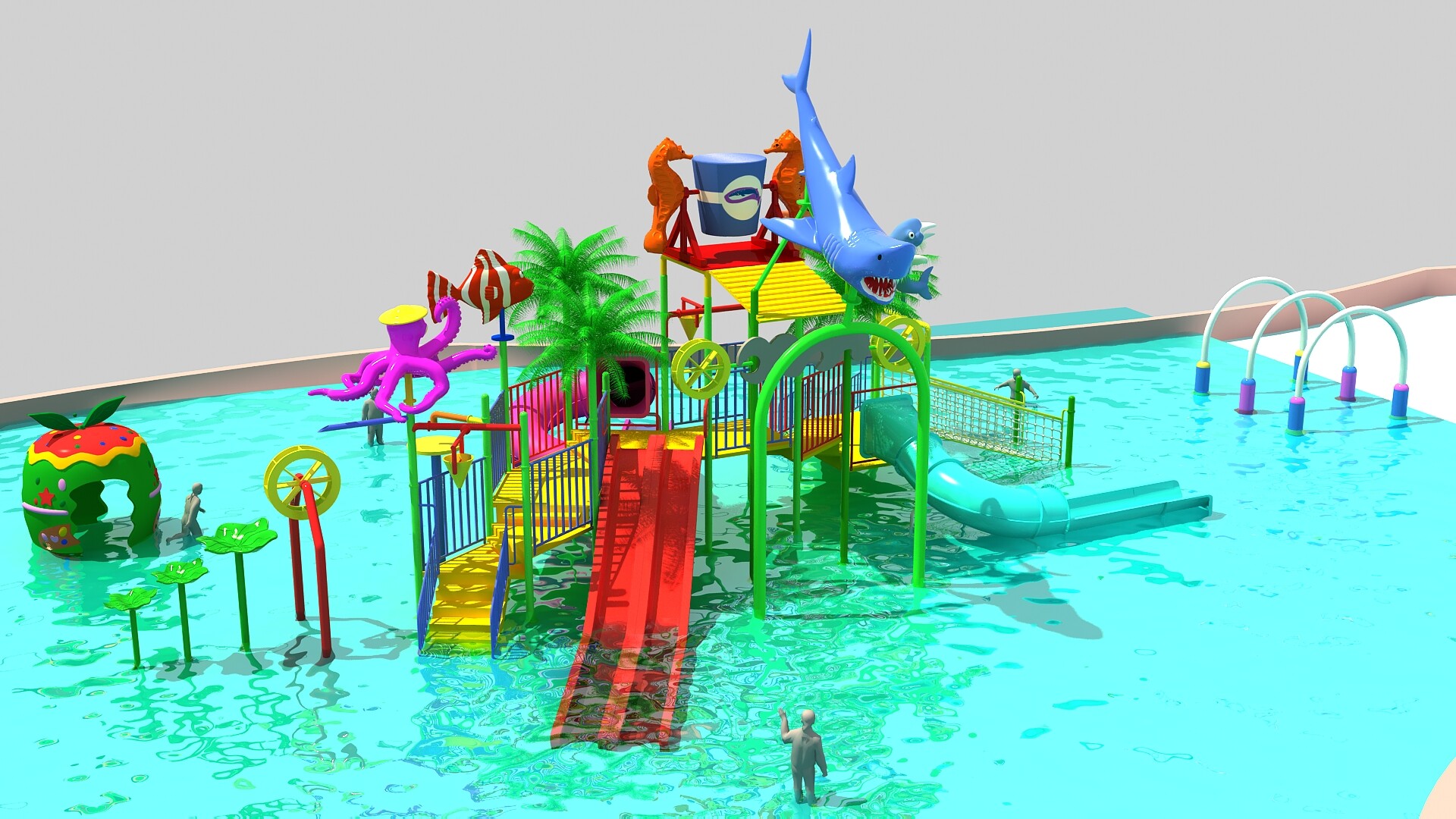 Medium-sized water house