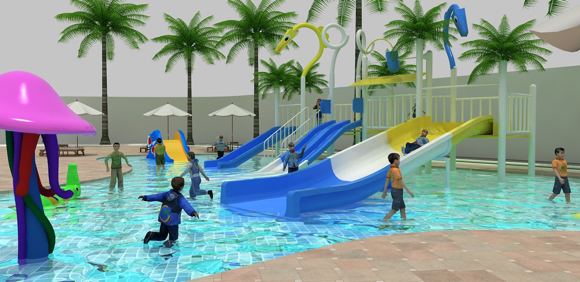 Stainless steel water house