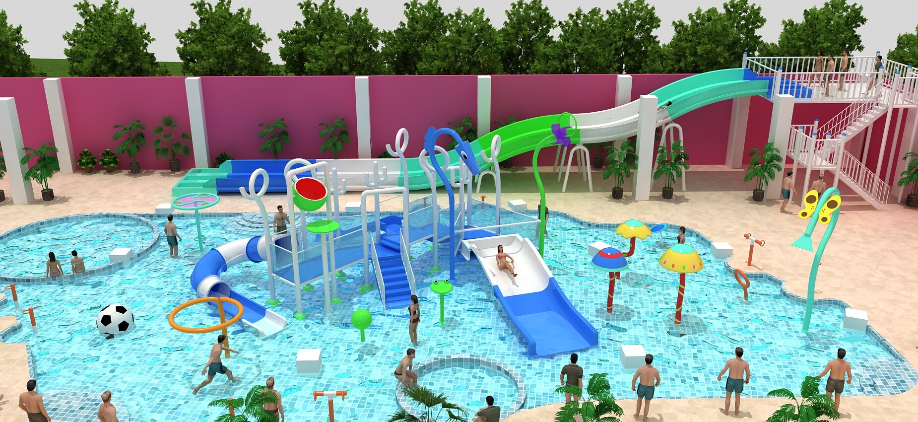 Stainless steel water house