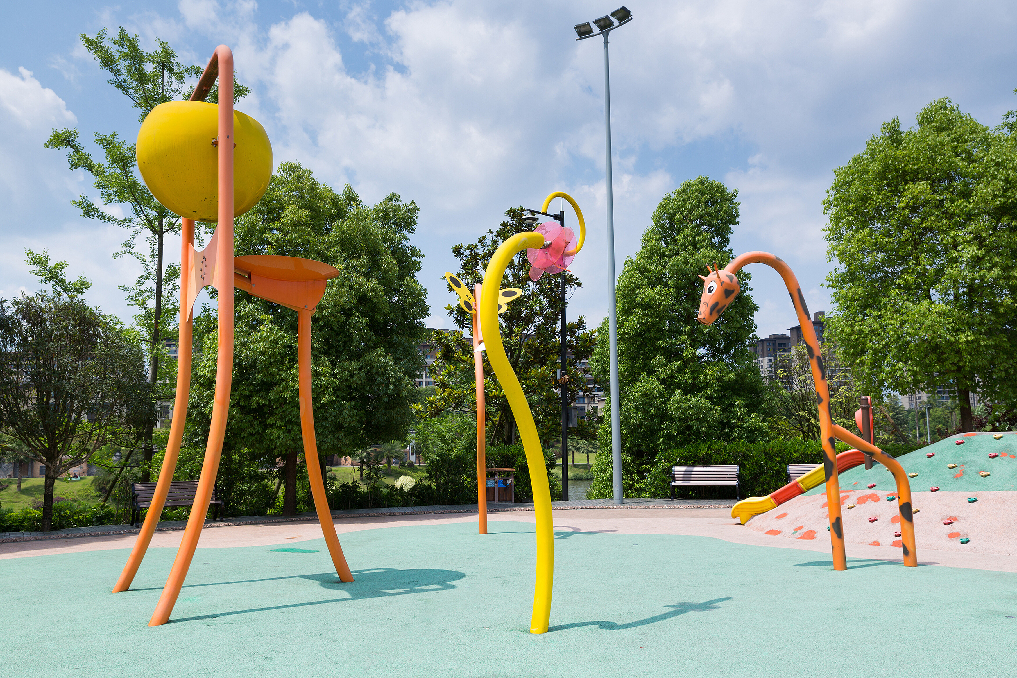 Stainless steel water play