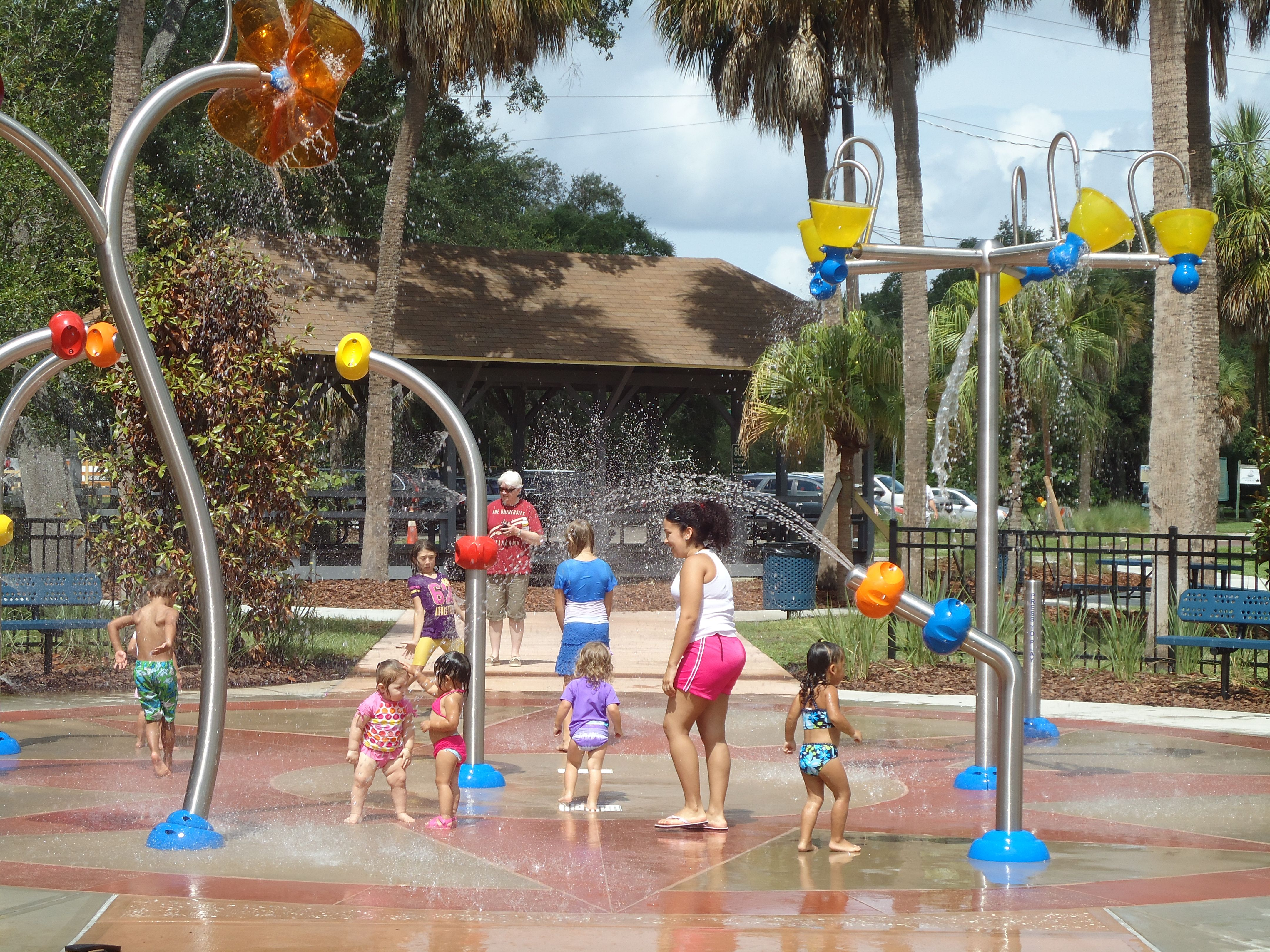 Stainless steel water play