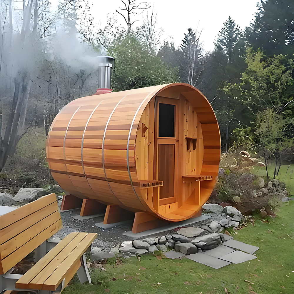 Barrel-shaped Sauna Room