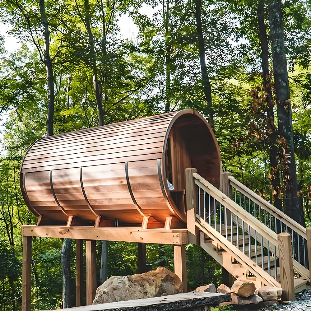 Barrel-shaped Sauna Room