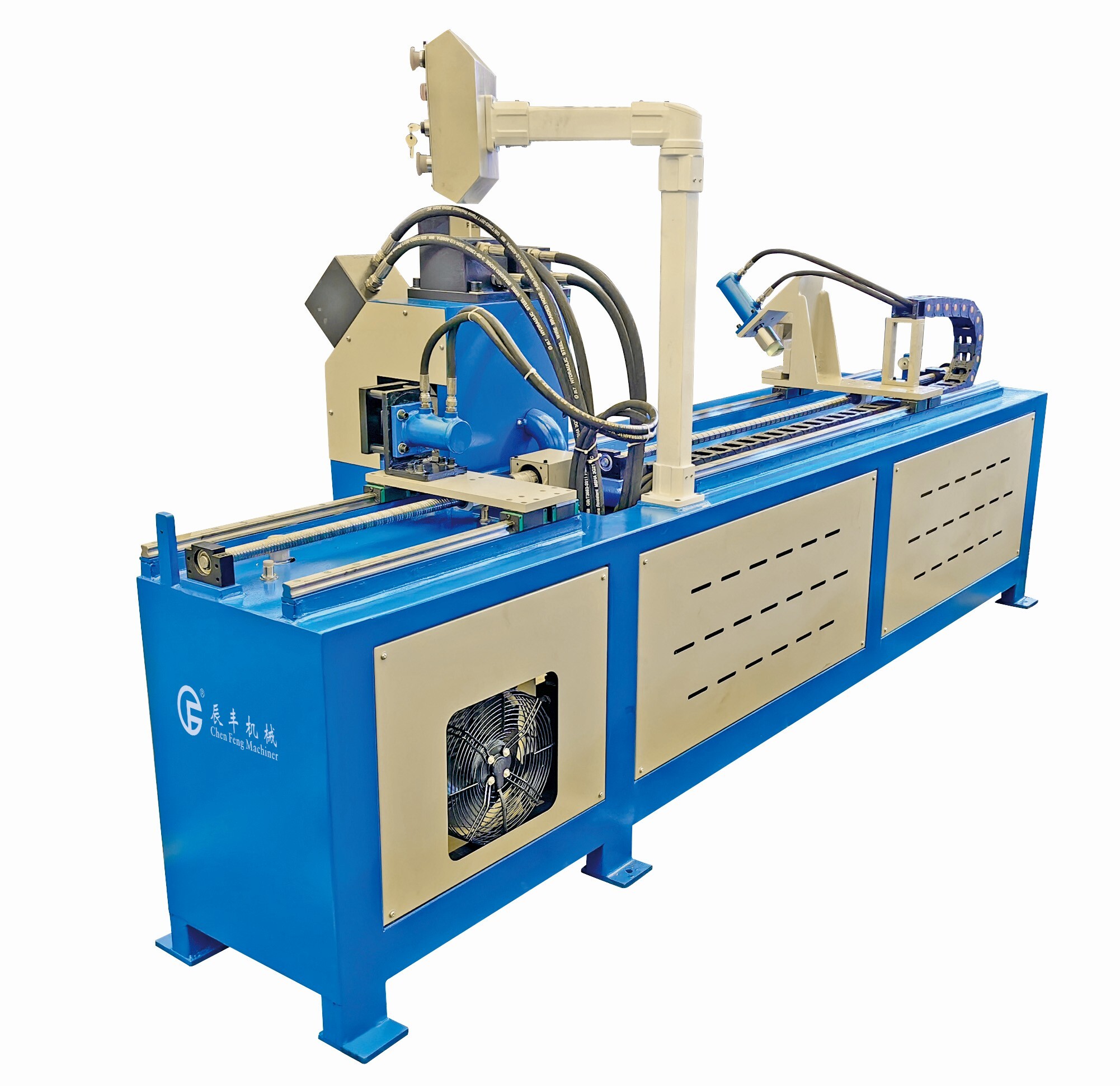 Angle Iron Flange Punching Machine