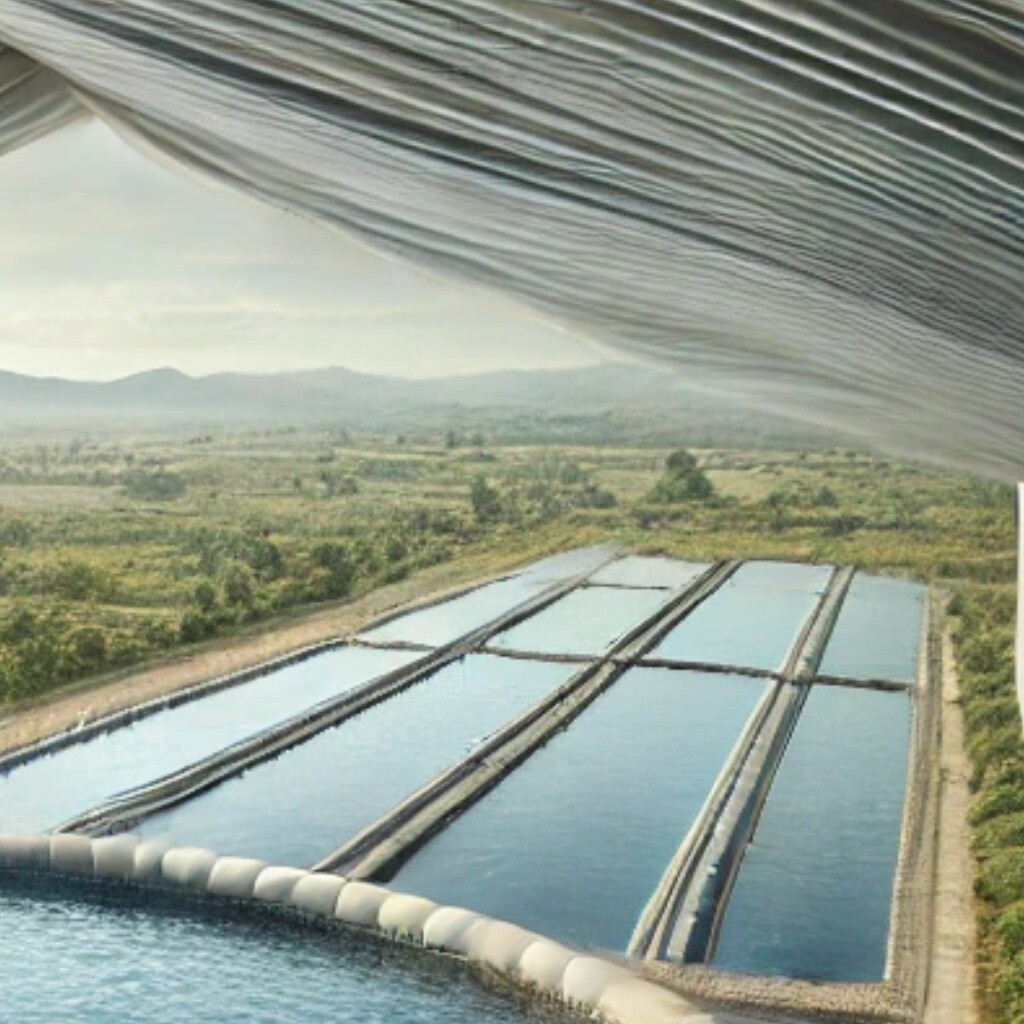 Membrane d'étanchéité pour l'aquaculture