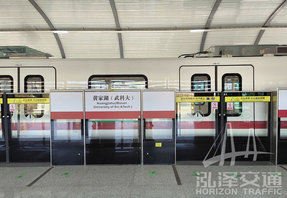 Half height platform screen door for Railway