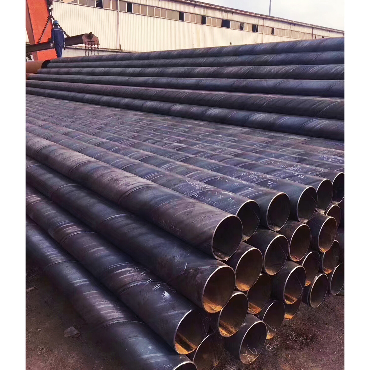 S235JR Spiral Steel Pipe