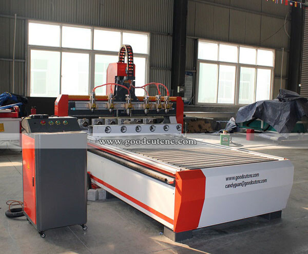 GC1530-6R 4 axis 6 Spindle 6 Rotary Axis Cnc Router