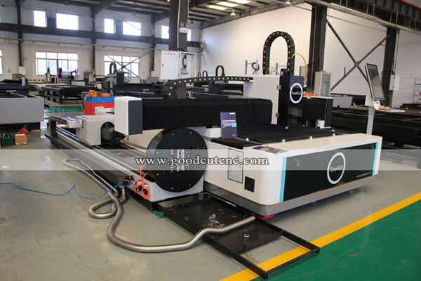 GC1530FR Fiber Laser Cutting Machine with Rotary for Plate and Tube Cutting