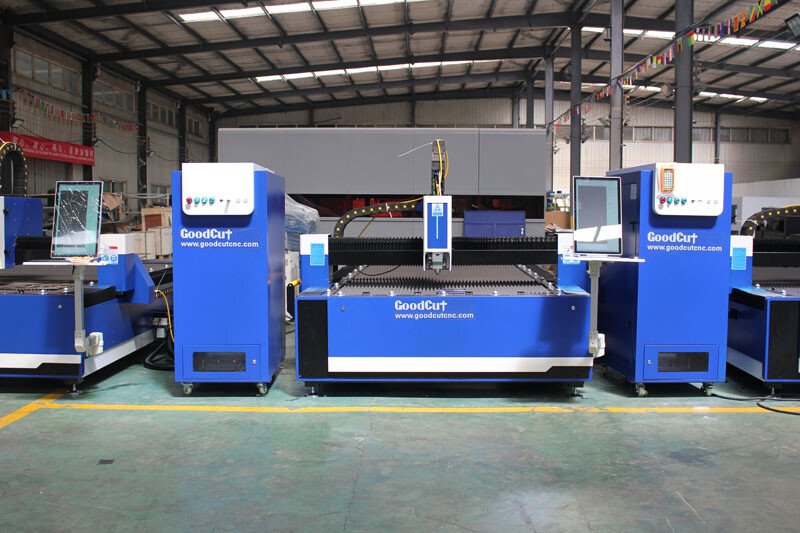 GC1530F Fiber Laser Cutting Machine with Raycus Max IPG Laser Source for Cutting Stainless Steel Carbon Steel