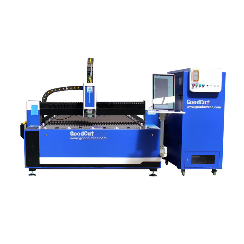 GC1530F Fiber Laser Cutting Machine with Raycus Max IPG Laser Source for Cutting Stainless Steel Carbon Steel