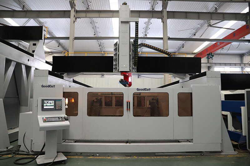GC1325-5 Axis CNC Router Machine for Wood Stone Foam Sculpture Mould with 5 Axis Spindle