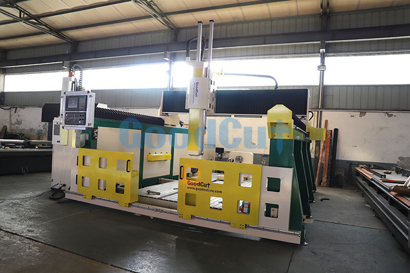 GC1325-5 Axis 6Axis CNC Router With Rotary Big Size High Z Axis Industrial Machine For Wood Foam EPS 3D Milling Carving
