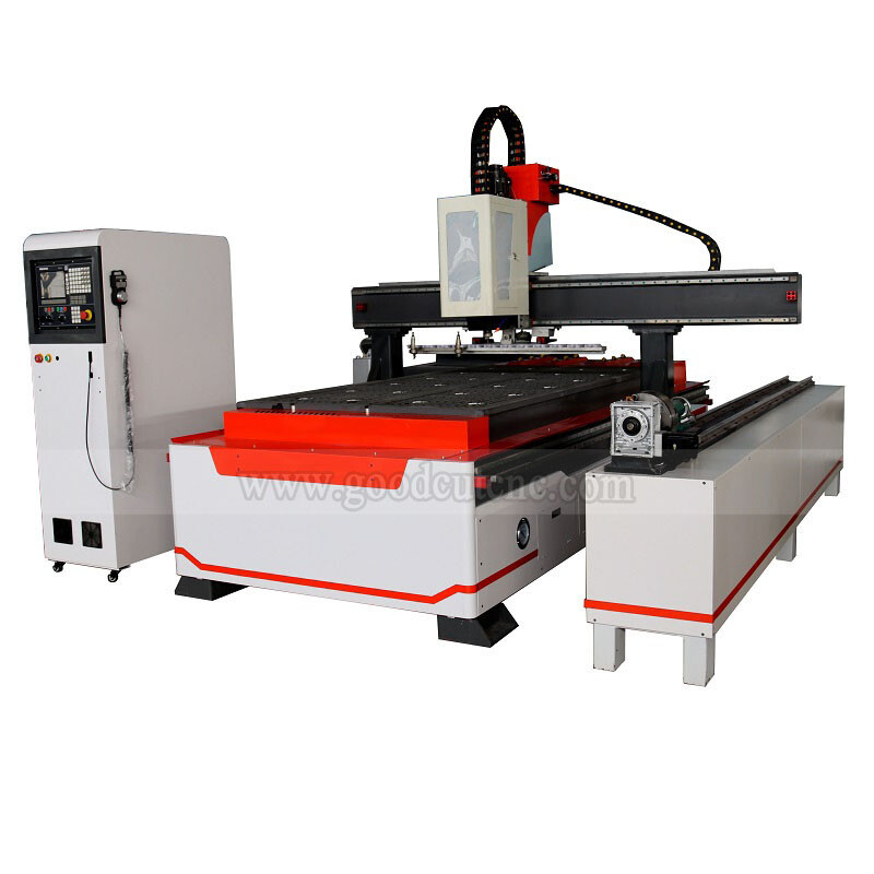 GC1325ATC-R GoodCut Linear Automatic Tool Change CNC Router with Rotary GC1325A-LR