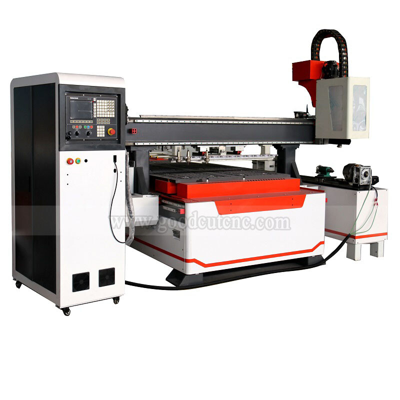 GC1325ATC-R GoodCut Linear Automatic Tool Change CNC Router with Rotary GC1325A-LR