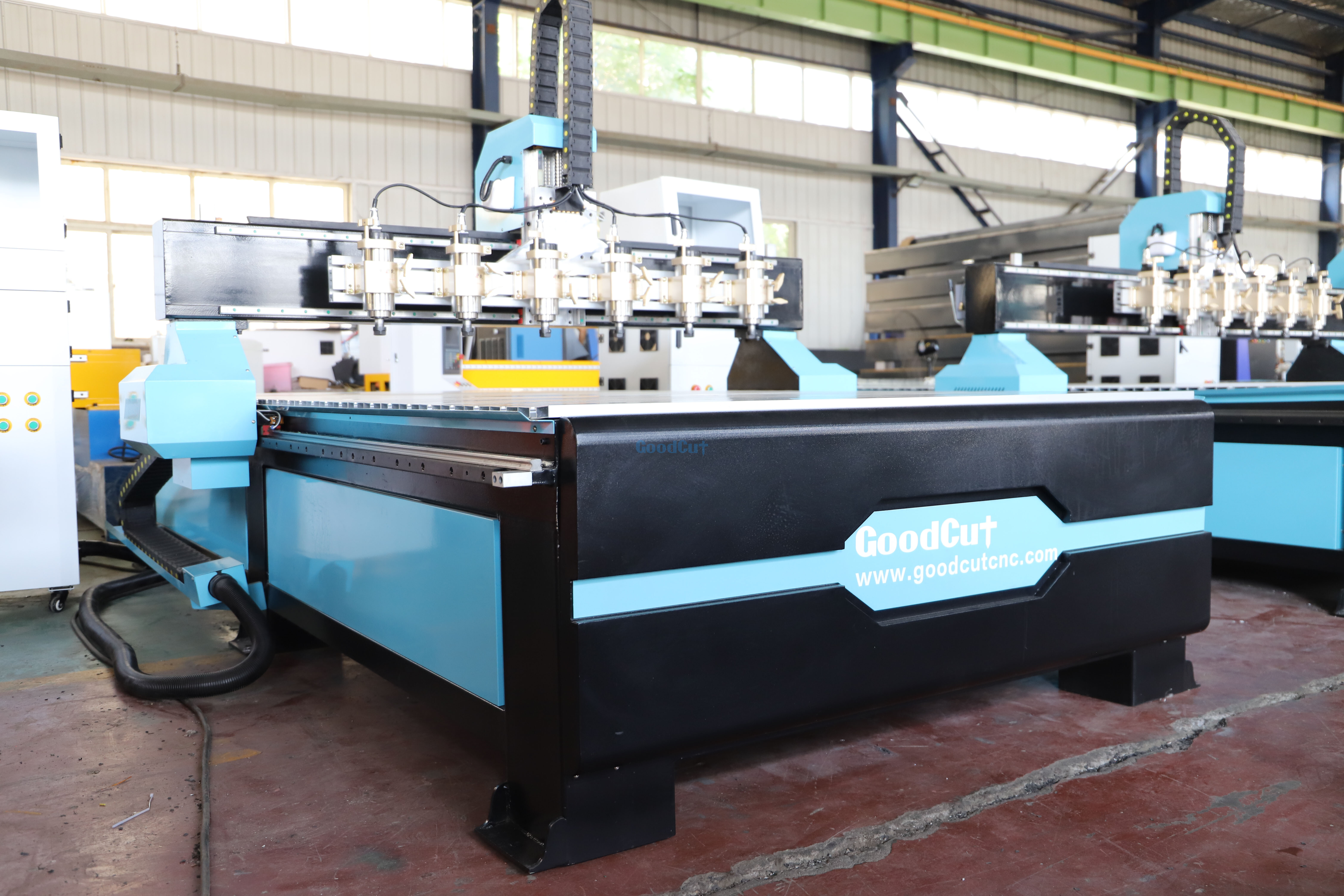 GC1325-6H Multi-Head CNC Router Machine For Wood