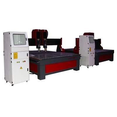 GC2025-2H Independent Double Heads CNC Wood Carving Router Machine for Making Coffin