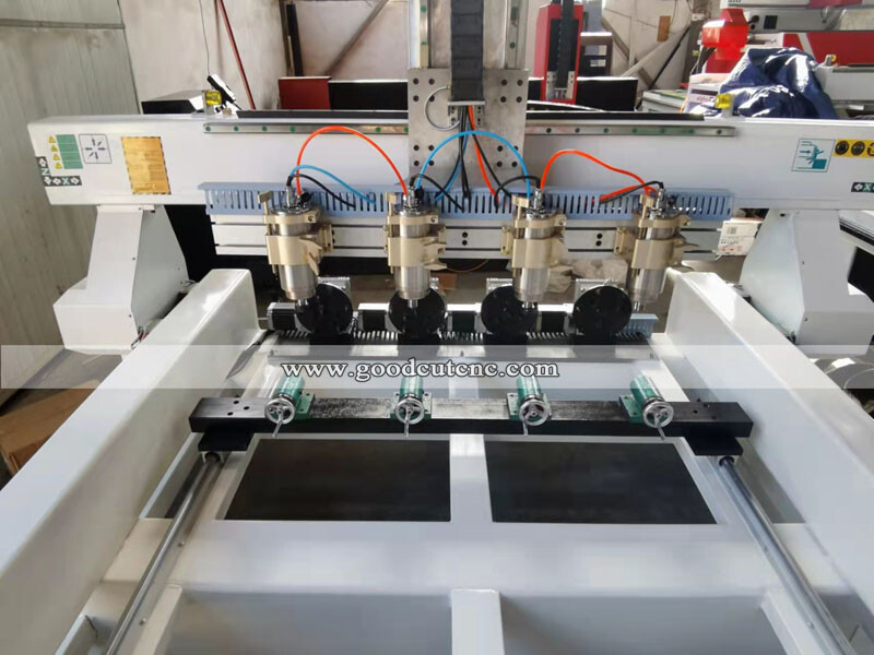 GC-4R Multi Spindle Wood CNC Router with 4 Spindle and 4 Rotary for Furniture Table Legs