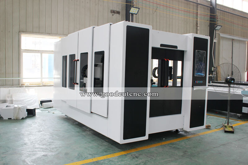 GC1530FC 3000w 4000w Raycus/IPG Fiber Laser Cutting Machine with Protection Cover