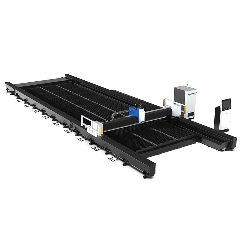 GC3012F 12m Length Ground Rail Fiber Laser Cutting Machine