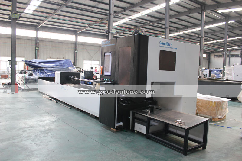 GC-FR Fiber Laser Cutting Machine for 6-12m H L C Round Square Type Pipe Tube