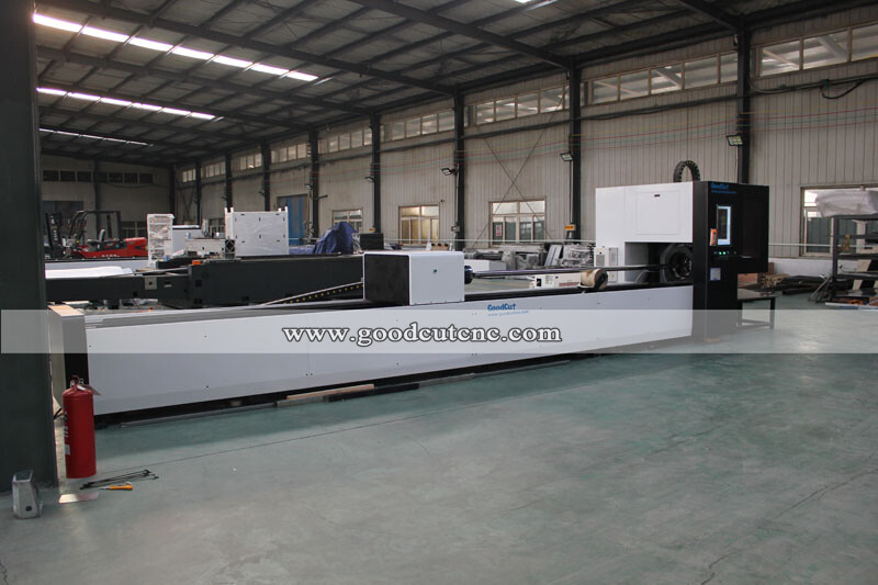 GC-FR Fiber Laser Cutting Machine for 6-12m H L C Round Square Type Pipe Tube