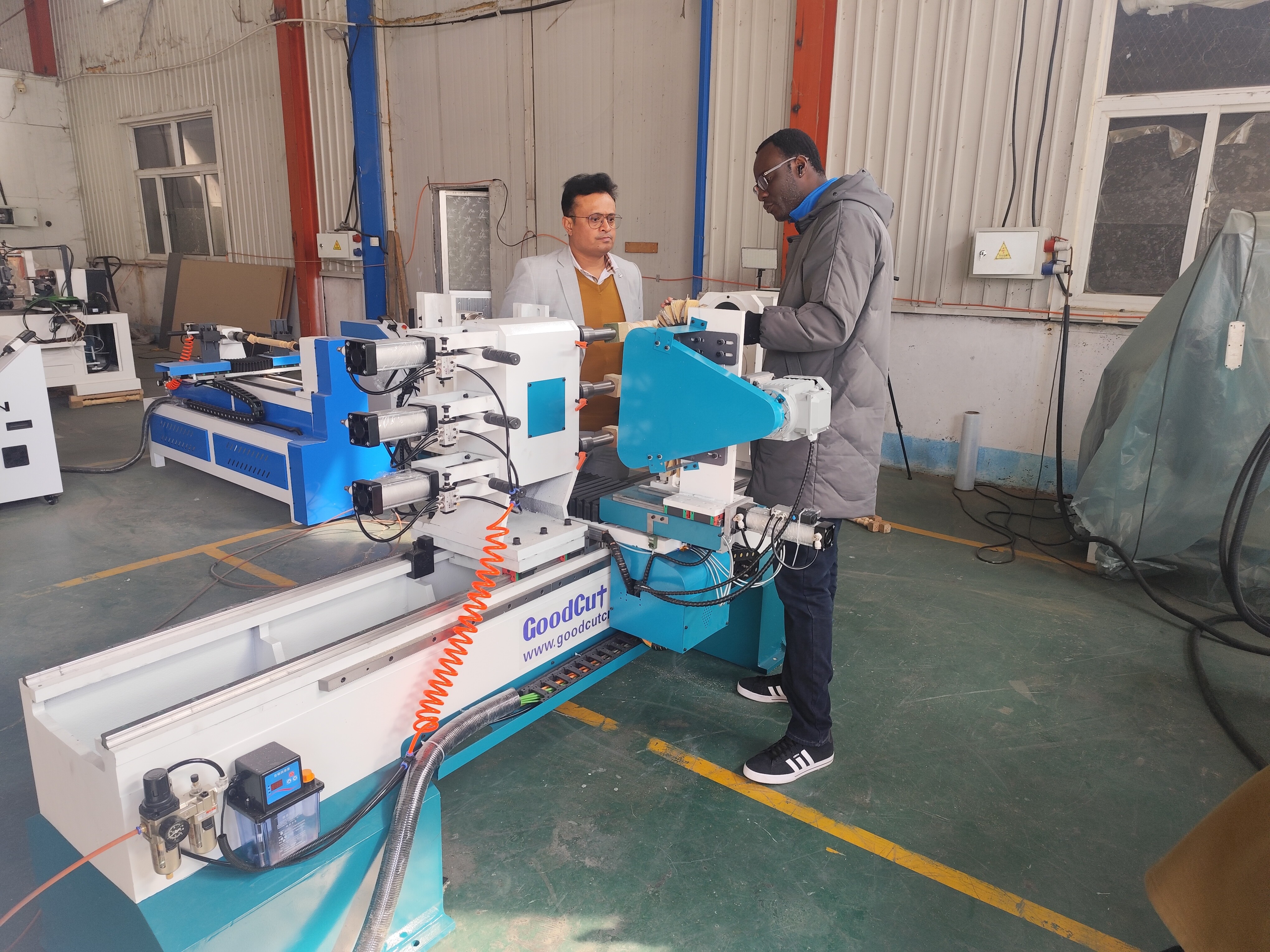 Indian Customer Visit GoodCut Company And Factory