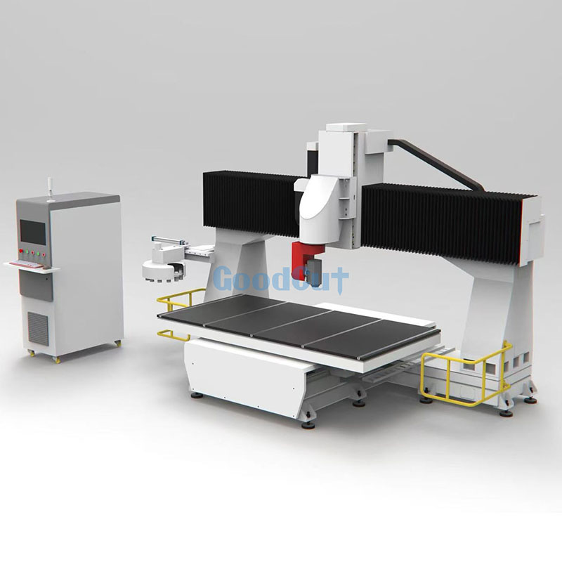 GC1325-5 Axis Wood Foam EPS CNC Router Machine with 400mm Z Axis
